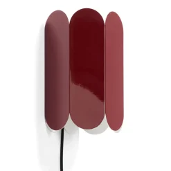 Lámpara de pared Arcs wall switch , Auburn red