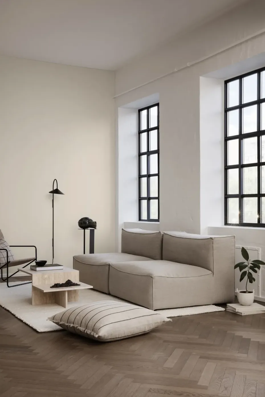 Lámpara de pared Arum swivel tall, Black