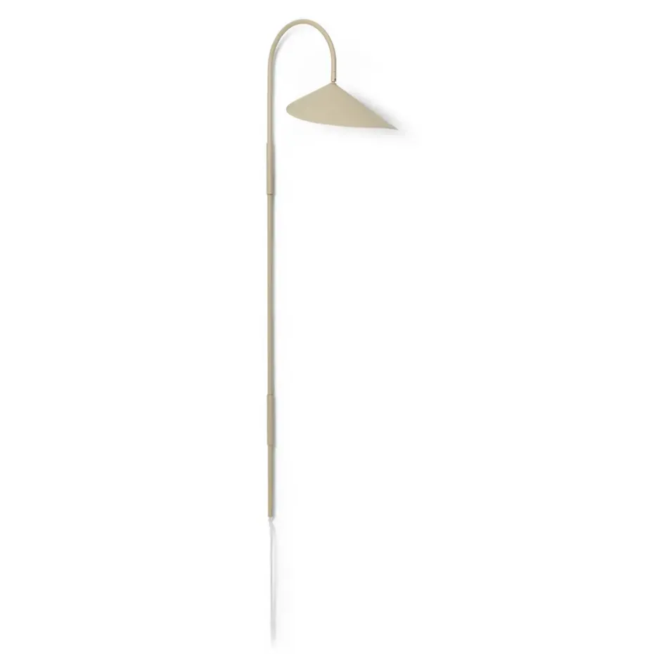 Lámpara de pared Arum swivel tall, Cashmere