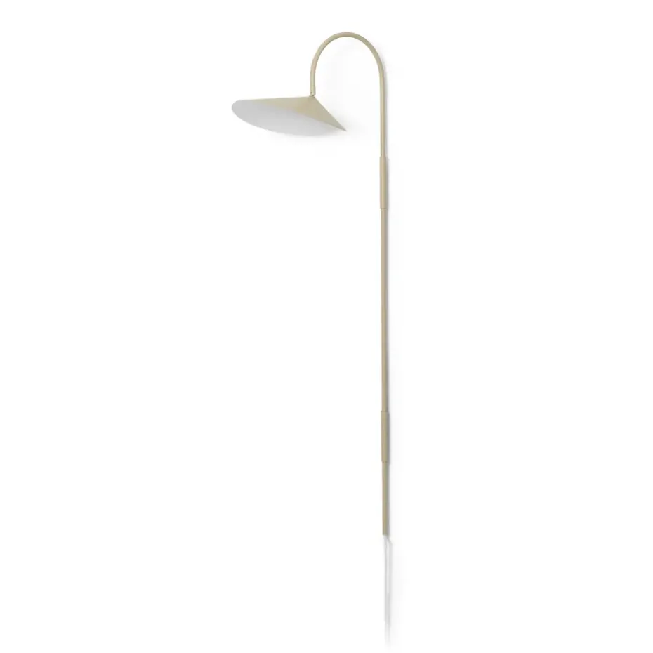 Lámpara de pared Arum swivel tall, Cashmere