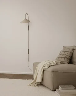 Lámpara de pared Arum swivel tall, Cashmere