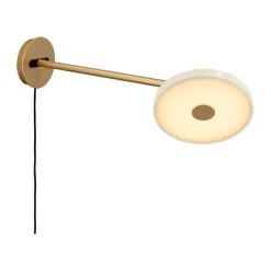 Lámpara de pared Asteria Wall long, Pearl white