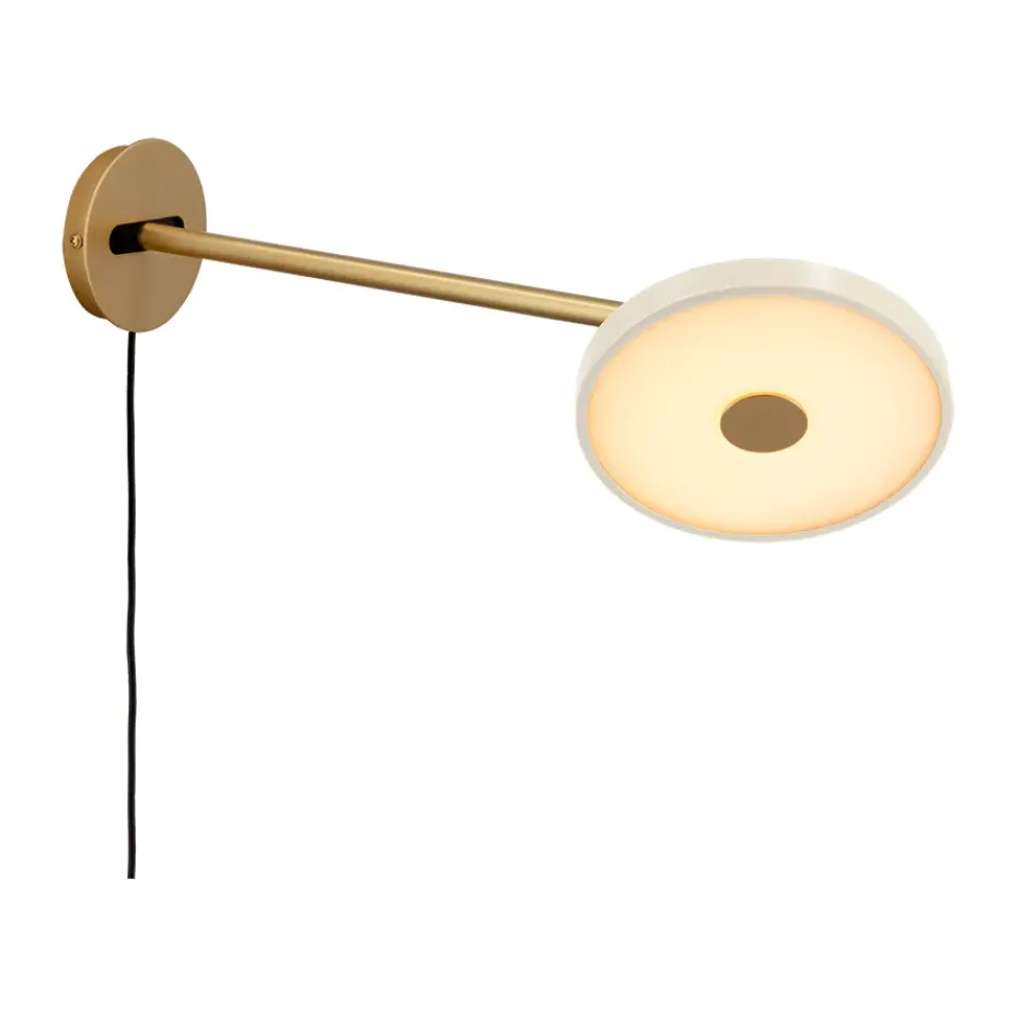 Lámpara de pared Asteria Wall long, Pearl white