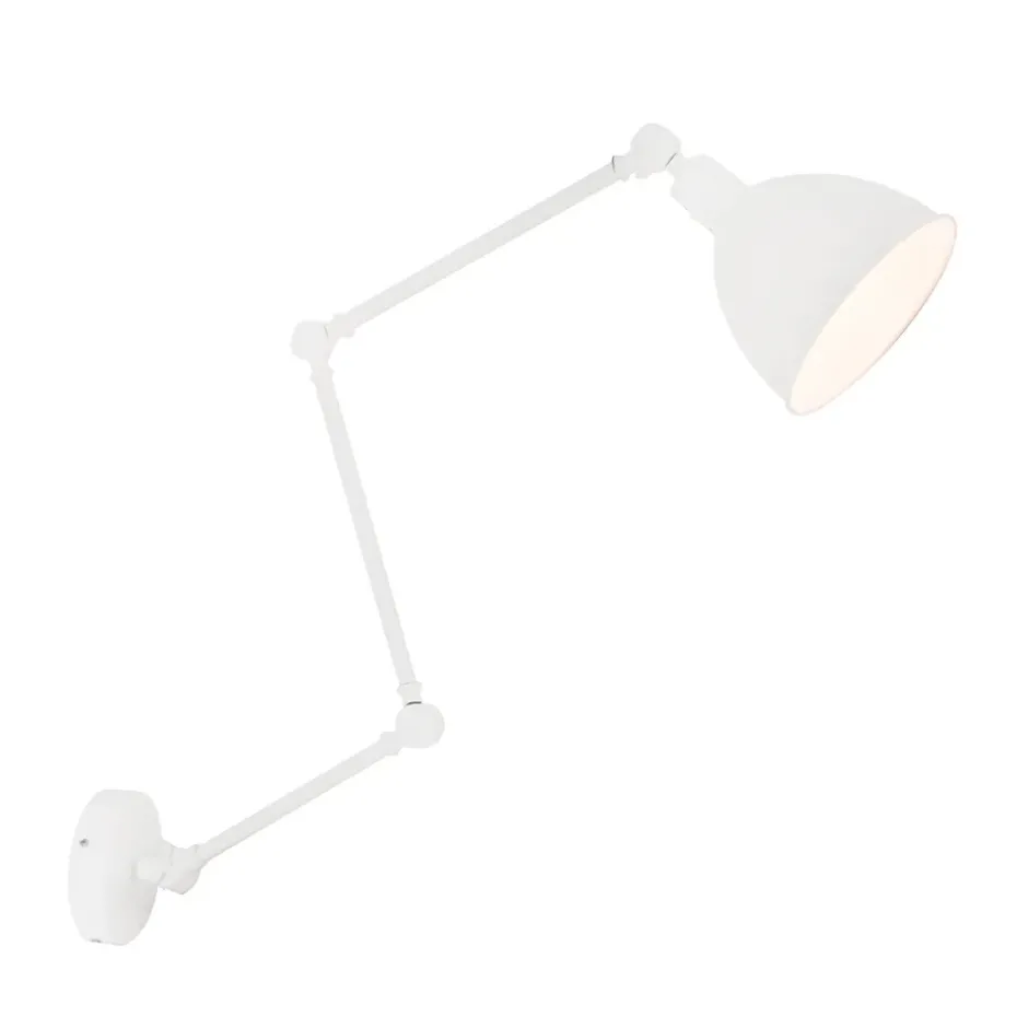 Lámpara de pared Bazar, Blanco arena