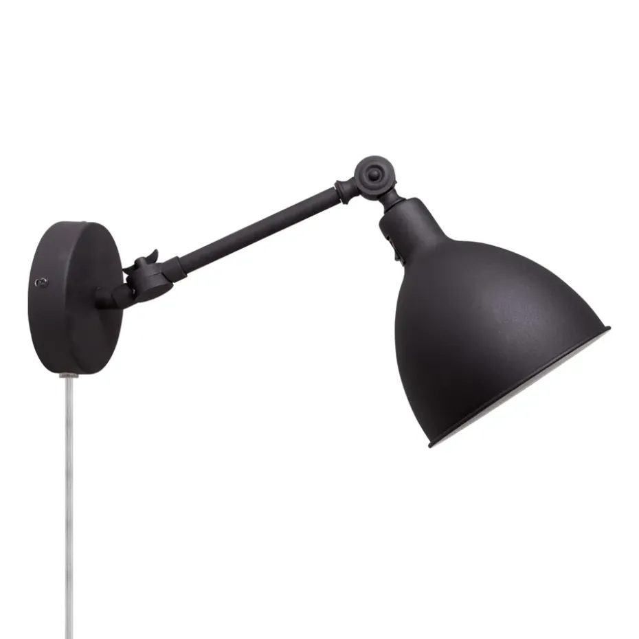 Lámpara de pared Bazar mini, Negro arena