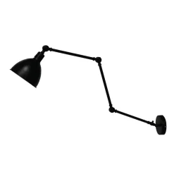 Lámpara de pared Bazar, Negro arena