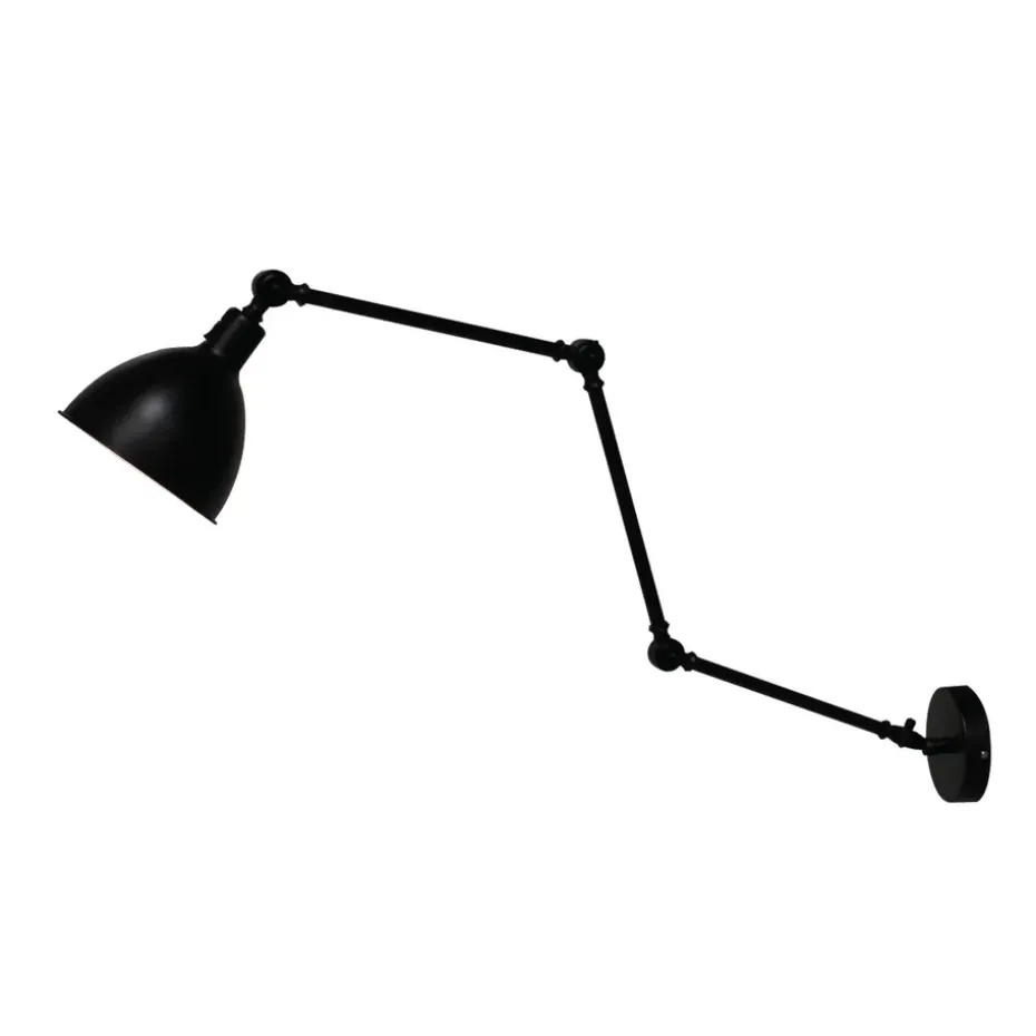 Lámpara de pared Bazar, Negro arena