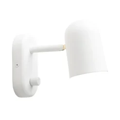 Lámpara de pared Buddy, instalación fija, White