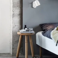Lámpara de pared Buddy, instalación fija, White