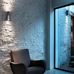 Lámpara de pared Clessidra 40°+40, Blanco