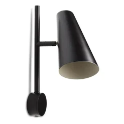Lámpara de pared Cono, negro