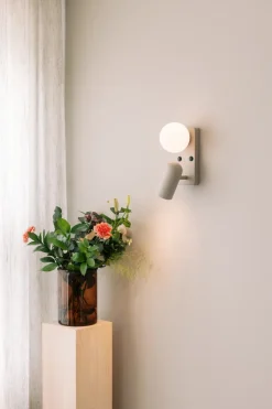 Lámpara de pared Doppio, Beige