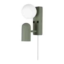 Lámpara de pared Doppio, Verde