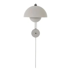 Lámpara de pared Flowerpot VP8, Matt light grey
