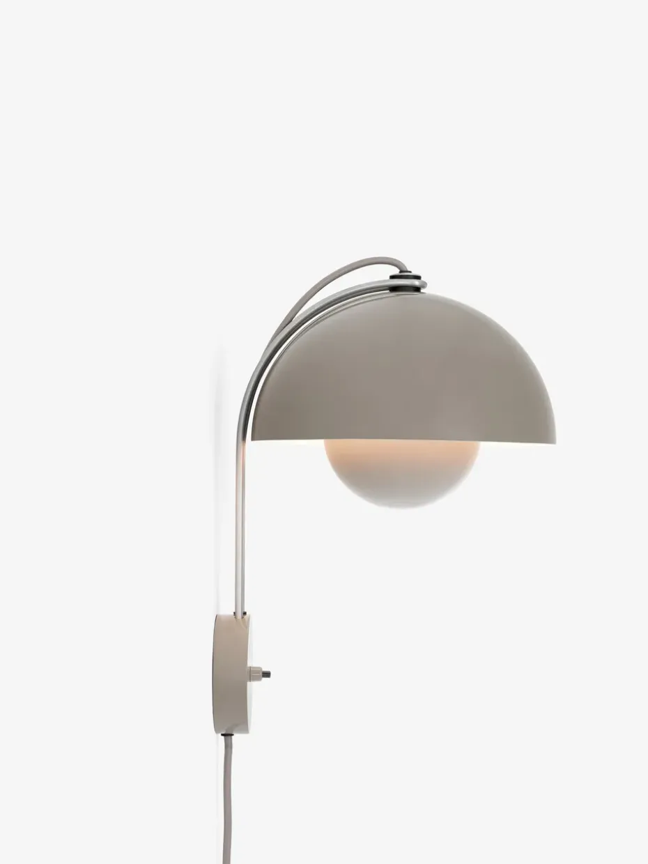 Lámpara de pared Flowerpot VP8, Grey beige