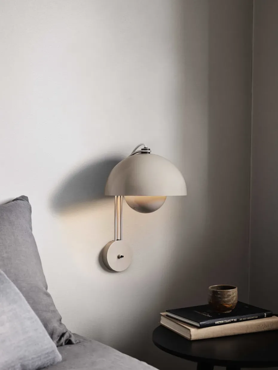 Lámpara de pared Flowerpot VP8, Grey beige