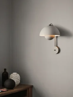 Lámpara de pared Flowerpot VP8, Grey beige