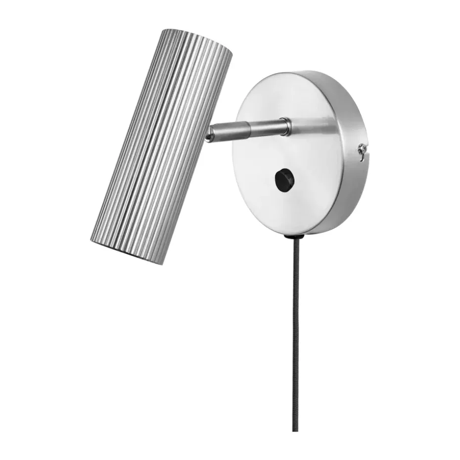 Lámpara de pared Hubble, Acero cepillado