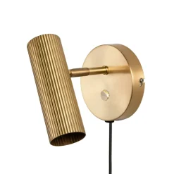 Lámpara de pared Hubble, latón cepillado
