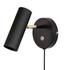 Lámpara de pared Hubble, negro