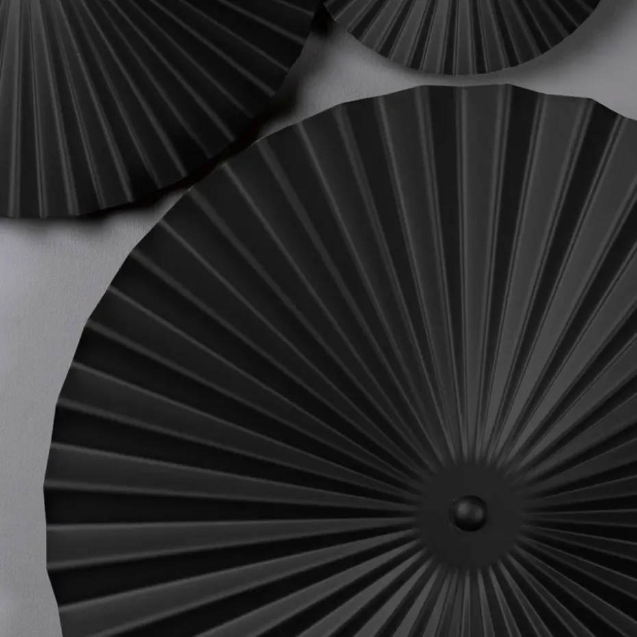 Lámpara de pared Omega, negro