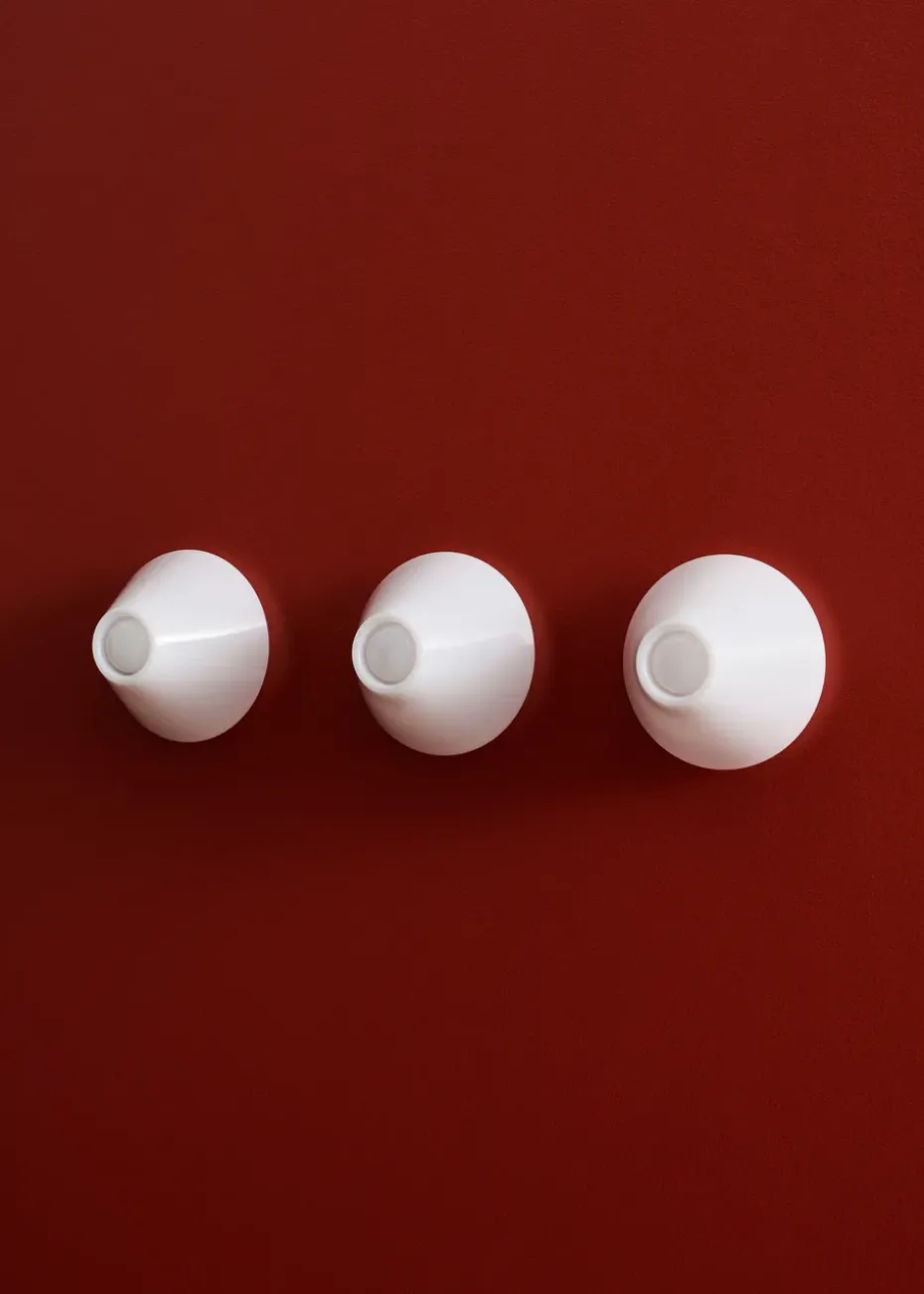 Lámpara de pared Ono Flush Mount Ø20 cm, Opal acrylic