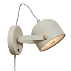 Lámpara de pared Svejk 13, Beige-latón