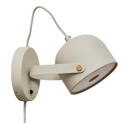 Lámpara de pared Svejk 13, Beige-latón