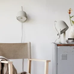 Lámpara de pared Svejk 13, Beige-latón