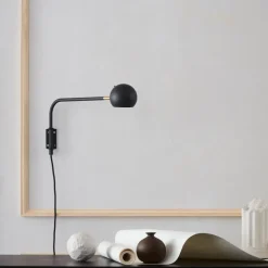 Lámpara de pared Yes!, negro
