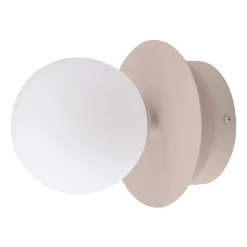 Lámpara de pared/plafón Art Deco IP44, Mud-blanco