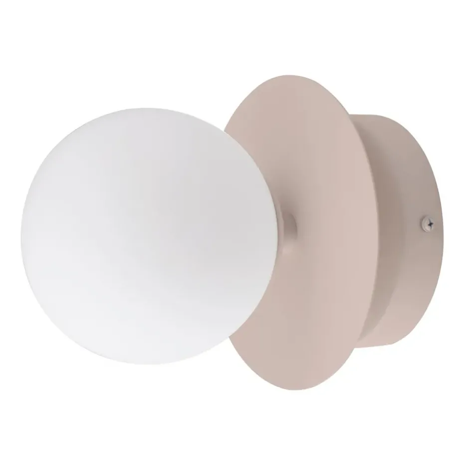 Lámpara de pared/plafón Art Deco IP44, Mud-blanco