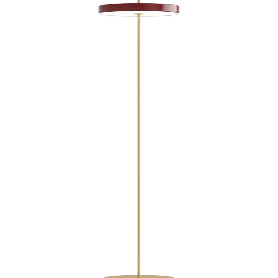 Lámpara de pie Asteria, Ruby red
