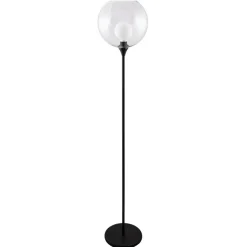 Lámpara de pie Bowl, negro
