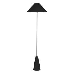 Lámpara de pie Cannes 140 cm, Black