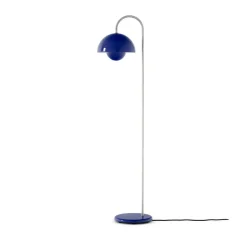 Lámpara de pie Flowerpot VP12, Cobalt blue