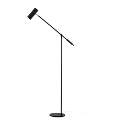 Lámpara de pie Hubble Read, Negro