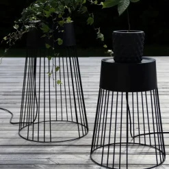 Lámpara de pie Koster 45 cm, negro