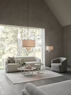 Lámpara de pie Margin, Beige