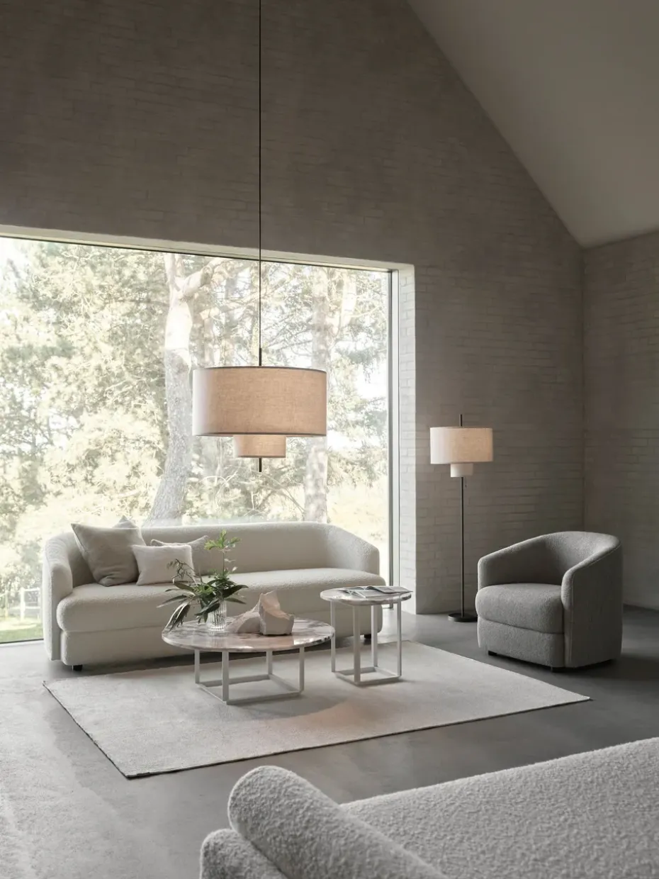 Lámpara de pie Margin, Beige
