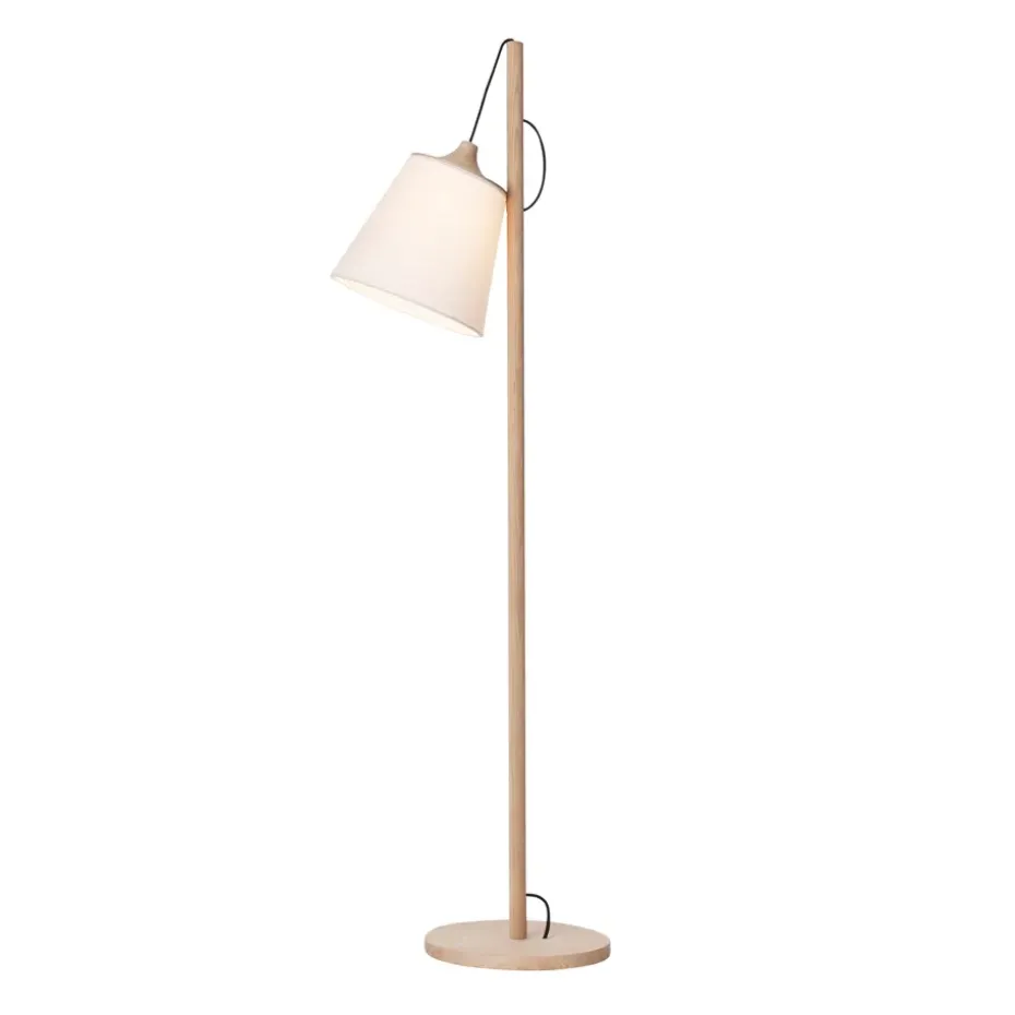 Lámpara de pie Pull, blanco