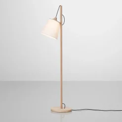 Lámpara de pie Pull, blanco