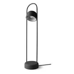 Lámpara de pie Quay 121 cm, Negro