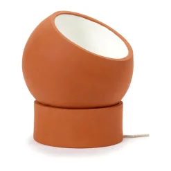 Lámpara de pie Terra low, Terracotta