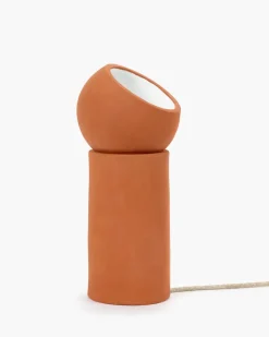Lámpara de pie Terra M, Terracotta