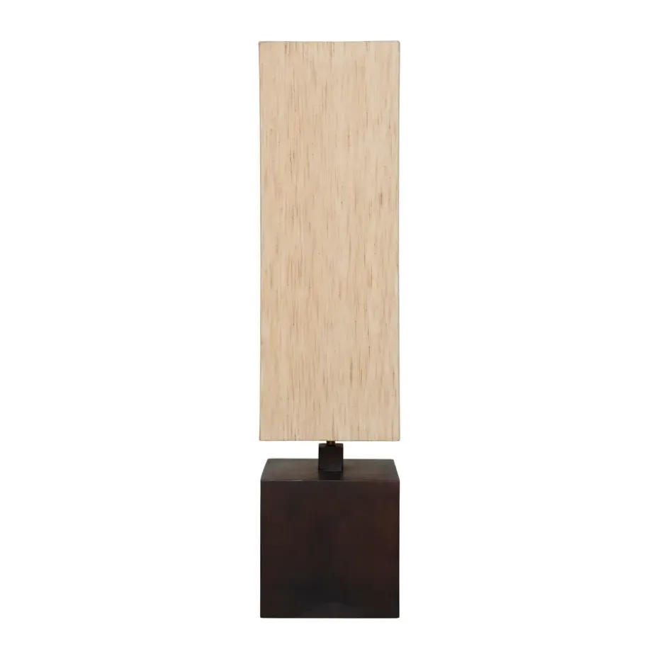 Lámpara de pie Vidar, Madera de mango