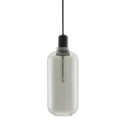 Lámpara de techo Amp L, gris-negro