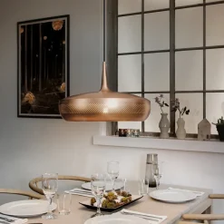 Lámpara de techo Clava Dine Ø43 cm, Brushed copper
