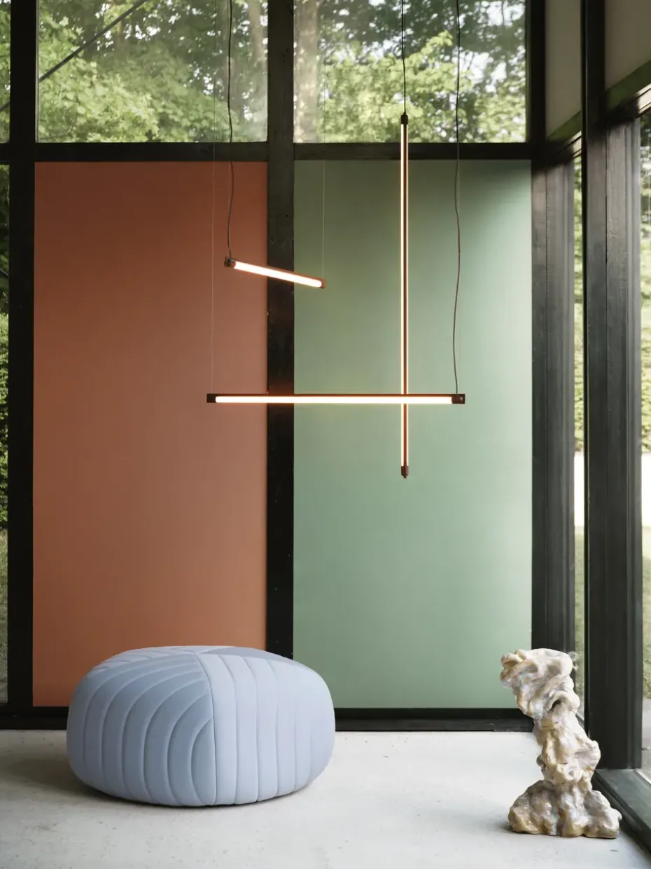 Lámpara Fine Suspension Lamp 90 cm, Deep Red