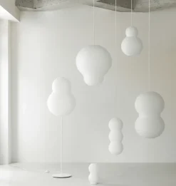 Lámpara Puff Bubble 35x50 cm, Blanco